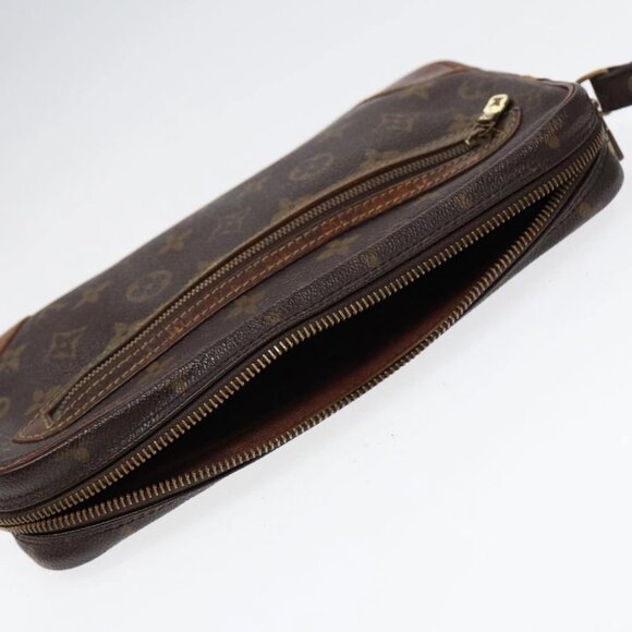 LOUIS VUITTON Monogram Marly Dragonne GM Clutch Bag M51825 LV Auth 86781 - Picture 3 of 16